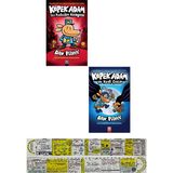 Çizgi Roman Seti / Köpek Adam 3. 4. Kitaplar (Matematik Öğreten Cetvel) - Dav Pilkey