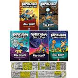 Çizgi Roman Seti / Köpek Adam 6. 7. 8. 9. 10. Kitaplar (Matematik Öğreten Cetvel) - Dav Pilkey