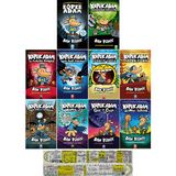 Çizgi Roman Seti / Köpek Adam Serisi 10 Kitap (Matematik Öğreten Cetvel) - Dav Pilkey