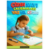 Çizgi Sayı Çalışmaları Yaz Sil Kitabı Oyuncak Araba İlaveli