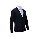 Çizgi Triko Büyük Beden Desenli Triko Hırka, 5XL, 8042520254241MB, Lacivert, Erkek