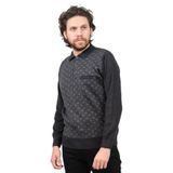 Çizgi Triko Cep Detaylı Polo Yaka Desenli Kazak, M, 80425202144226, MELANJ LACİVERT, Erkek