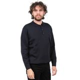 Çizgi Triko Cep Detaylı Polo Yaka Kazak, M, 80425202144241, LACİVERT, Erkek