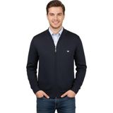 Çizgi Triko Erkek Hakim Yaka Astarlı Triko Mont Fermuarl 4200T BGL-ST05020 - 2XL - Lacivert