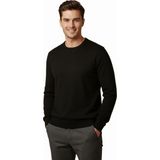 Çizgi Triko Erkek Sıfır Yaka Kazak Çelik Örgü Klasik Kalıp 4241C BGL-ST04857 - Siyah - 2XL
