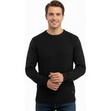 Çizgi Triko Erkek Sıfır Yaka Kazak Petek Örgü Klasik Kalıp 5243C BGL-ST04859 - Lacivert - 2XL