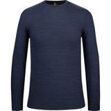 Çizgi Triko Erkek Sıfır Yaka Triko Kazak Desenli Kol ve Bel Lastikli Çelik Örgü Regular Kalıp - 5019C - XL - Lacivert