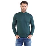 Çizgi Triko Sıfır Yaka Pamuklu Triko Kazak, 2XL, 8042520234454B, Nefti, Erkek