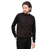 Çizgi Triko Yarım Balıkçı Yaka Desenli Kazak, M, 80425202164214, SİYAH, Erkek