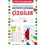Çizgiler 3+ Yaş - Okul Öncesi ve Erken Okul Dönemi Aktivite Kitabım - Martı Çocuk Yayınları