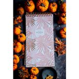 Çizgili 10X19 cm Ebat 80 Yaprak Karton Kapak Telli Defter Krem Renk 60 gr Hafif Kağıt Not Defteri - --