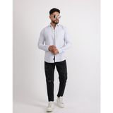 Çizgili Çizgili Keten Spor ve Şık Kombin Erkek Gömlek - 2XL - Gri