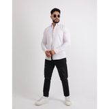 Çizgili Çizgili Keten Spor ve Şık Kombin Erkek Gömlek - 2XL - Taş