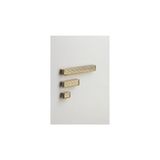 /çizgili Kulp Tek Adet - 96 mm Antik Rengi - SSY9060 0096 Abm - 1BW-Beyaz - Ahşap