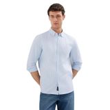 Çizgili Mavi Gömlek Slim Fit/Dar Kesim 0211916-91471