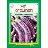 Çizgili Patlıcan Tohumu 10 Gr Alaca Patlıcan