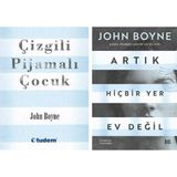 Çizgili Pijamalı Çocuk - Artık Hiçbir Yer Ev Değil - 2 Kitap Set - John Boyne