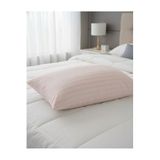 Çizgili Saten Yastık Kılıfı 50X70Cm 2'Li, Pembe