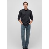 Çizgili Siyah Gömlek Slim Fit/Dar Kesim 0211136-900