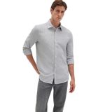 Çizgili Yeşil Gömlek Slim Fit/Dar Kesim 0211653-90861