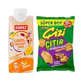 Çizi Çıtır Peynir Biftek & Dimes Cool Mango Mix Çizi Çıtır Peynir Biftek & Dimes Cool Mango Mix 2 Adet