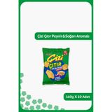 ÇİZİ ÇITIR - Peynir&Soğan Aromalı - Parti Boy - 160 gram - 10 Adet