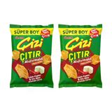 Çizi Çıtır Tulum Peyniri & Köz Biber Süper Boy Çizi Çıtır Tulum Peyniri & Köz Biber Süper Boy 2 x 120 g