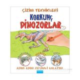 Çizim Teknikleri Korkunç Dinozorlar - Susie Hodge