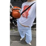 Çizme - T-Shirt Beyaz - XL