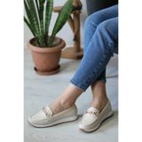 Çizmeli Kedi Ortopedik Tabanlı Tokalı Kadın Babet Ayakkabısı
