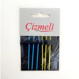 Çizmeli Plastik Yün ve Etamin Iğnesi 6' Lı Yün Iğnesi - Standart