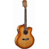 CJ7X Lvb Elektro Akustik Gitar, Jumbo Cutaway, Lıght Vıntag