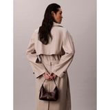 Ck LV04F3263G Emblem Hw Lthr Mını Shoulder Kadın Çanta - Standart - Siyah