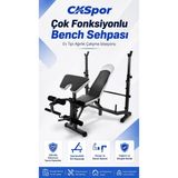 CK Spor Çok Fonksiyonlu Bench Press Sehpası Biceps ve Bacak Aparatlı Ağırlık Çalışma Istasyonu