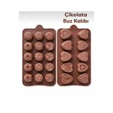 CKM 2 Adet Silikon Çikolata kalıbı