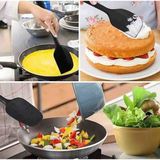 CKM Silikon 2li Silikon Spatula Seti Büyük Boy - Koyu Kırmızı
