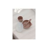 CKM Silikon Mama Kasesi Seti Kapaklı Kaşık Bardak Ergonomik Tasarım ile Kolay Temizlenebilir