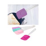 CKM silikon Plastik saplı silikon spatula mutfakta en çok kullanılan Mor