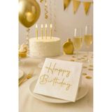 CKM Silikon Suna K Signature Collection – Premium Happy Birthyday Desenli Peçete