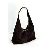 çkn sedat çakan çanta & fular & aksesuar HOBO hakiki süet deri kadın omuz çantası 45X40 CM