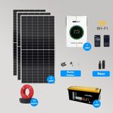 CKS ENERJI 4kW Lityum Akülü Hazır Solar Paket Kolay Kurulum (MİNİMUM PAKET)