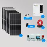 Cks Enerji 6.2 Kw Lityum Akülü Hazır Solar Paket Kolay Kurulum(orta Paket)