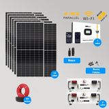 Cks Enerji Cks Enerjı 12 Kw Lityum Akülü Hazır Solar Paket Kolay Kurulum (Çift Akü)