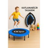Ckspor 102 cm (40 Inç ) Trambolin Katlanabilir Trambolin - Mavi
