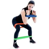 CKSpor 3 farklı dirençte aerobik bandı hafif orta sert pilates squat çalışma lastiği 30