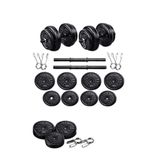 CKSpor 32 Kg Ağırlık Seti – 14 Parça Set Dambıl, Halter ve Vücut Geliştirme Seti | 30 Kg Plaka Ağırlıklı Ev Fitness Sistemi