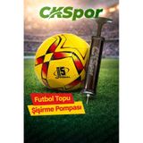 Ckspor 5 Numara Futbol Topu ve El Pompası Seti Şişirme Iğneli - Çok Renkli