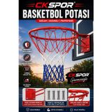 Ckspor Basketbol Potası Ve Filesi 45 Cm Çember Çapı Duvara Monte Basketbol Çemberi