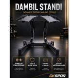 CKSpor Dambıl Standı Ayarlanabilir Dambıl İçin Stand Dayanıklı Ergonomik Tasarım