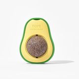 CKSpor Doğal Catnip İçeren Yenilebilir Kedi Nanesi Otu Oyun Topu - Top Oyuncak, Kedi Yalama Topu - Avokado Şeffaf